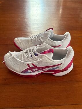 Women's Tennis Shoes ASICS SOLUTION SPEED FF 4 CLAY Size 10